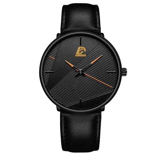 Fashion Mens Minimalist Watches Simple Men Business Ultra Thin Stainless Steel Mesh Belt Quartz Wrist Watch relogio masculino - Zonashopper Express
