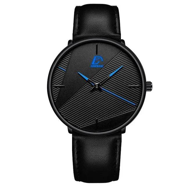 Fashion Mens Minimalist Watches Simple Men Business Ultra Thin Stainless Steel Mesh Belt Quartz Wrist Watch relogio masculino - Zonashopper Express