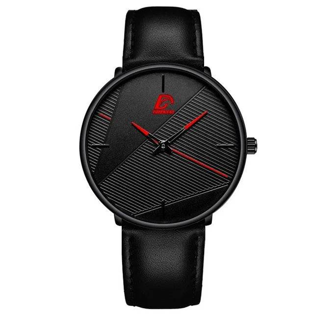 Fashion Mens Minimalist Watches Simple Men Business Ultra Thin Stainless Steel Mesh Belt Quartz Wrist Watch relogio masculino - Zonashopper Express
