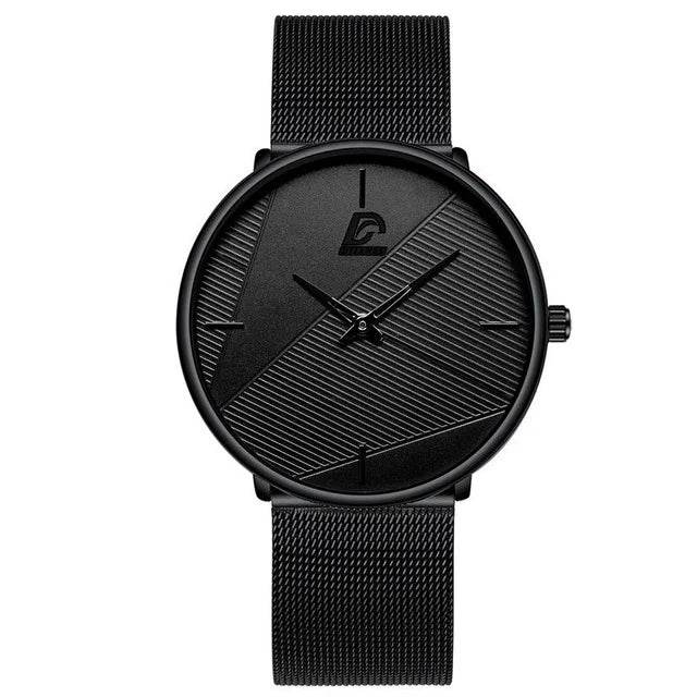 reloj hombre Watches Mens Minimalist Men's Fashion Ultra-thin Watch Simple Men Business Quartz Wristwatch relogio masculino - Zonashopper Express