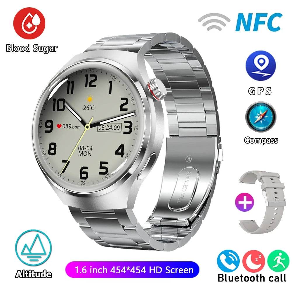For HUAWEI Watch Pro GPS NFC Smart Watch Men 360*360 AMOLED Screen Heart rate Bluetooth Call IP68 Waterproof Man Smartwatch 2024 - Zonashopper Express