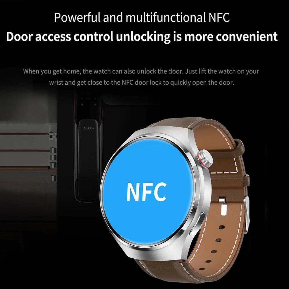 For HUAWEI Watch Pro GPS NFC Smart Watch Men 360*360 AMOLED Screen Heart rate Bluetooth Call IP68 Waterproof Man Smartwatch 2024 - Zonashopper Express