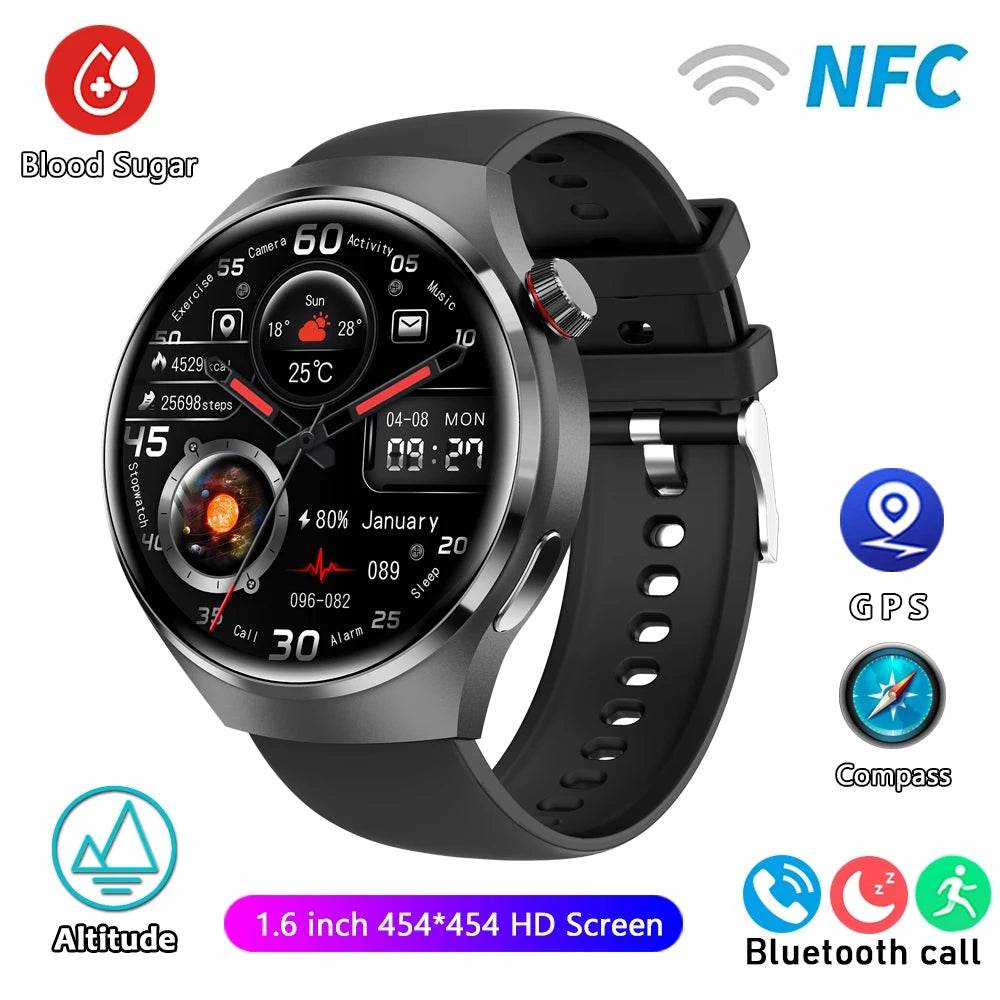 For HUAWEI Watch Pro GPS NFC Smart Watch Men 360*360 AMOLED Screen Heart rate Bluetooth Call IP68 Waterproof Man Smartwatch 2024 - Zonashopper Express