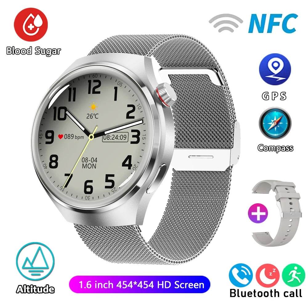 For HUAWEI Watch Pro GPS NFC Smart Watch Men 360*360 AMOLED Screen Heart rate Bluetooth Call IP68 Waterproof Man Smartwatch 2024 - Zonashopper Express