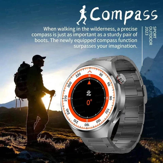 For HUAWEI Watch Pro GPS NFC Smart Watch Men 360*360 AMOLED Screen Heart rate Bluetooth Call IP68 Waterproof Man Smartwatch 2024 - Zonashopper Express