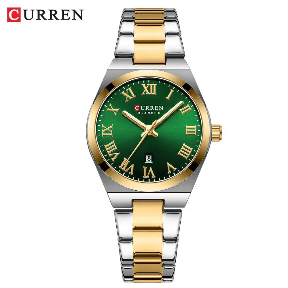 Curren 9095 watches for woman Simple Roman Dial Bracelet Purple Quart Watches for Lady Girl Fashion Brand relojes para damas - Zonashopper Express