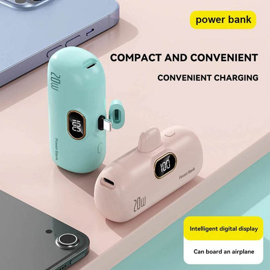 Xiaomi 30000mAh Mini Portable Power Bank 20W Fast Charging Capsual Spare External Battery For Huawei Samsung iPhone Xiaomi - Zonashopper Express