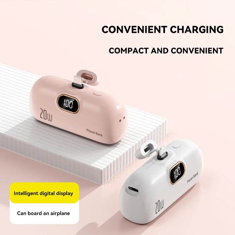 Xiaomi 30000mAh Mini Portable Power Bank 20W Fast Charging Capsual Spare External Battery For Huawei Samsung iPhone Xiaomi - Zonashopper Express