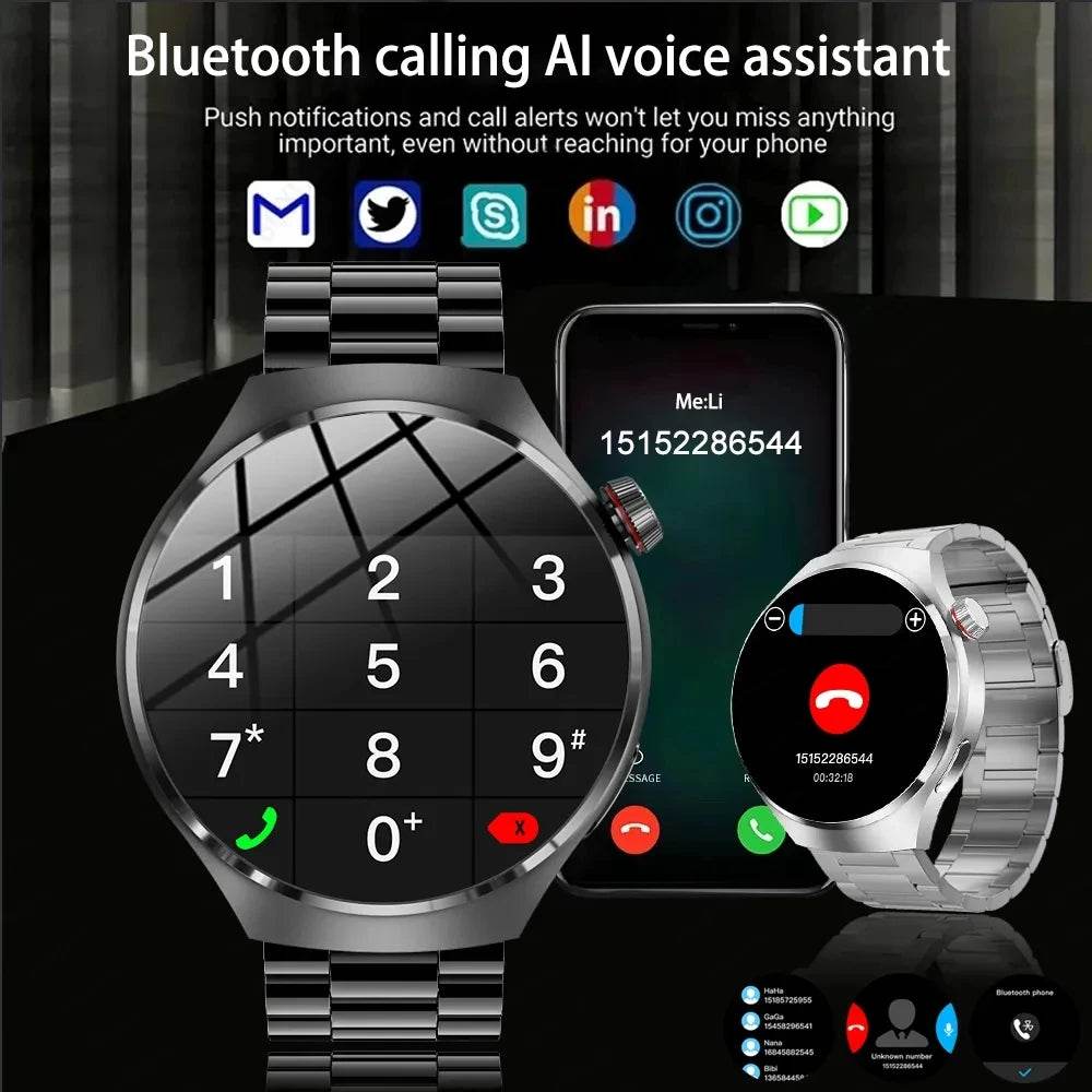 For HUAWEI Watch Pro GPS NFC Smart Watch Men 360*360 AMOLED Screen Heart rate Bluetooth Call IP68 Waterproof Man Smartwatch 2024 - Zonashopper Express