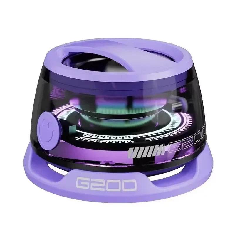 2025 NEW Bluetooth Speaker G200 RGB Lighting Magnetic Speaker BT5.3 Mini Sound Box 7 Hours Playback Phone Holder - Zonashopper Express