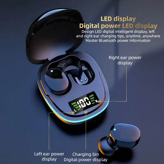Original G9S Wireless Bluetooth Headset Sports LED Display Earbuds Noise Reduction Fone Bluetooth Earphones Wireless Headphones - Zonashopper Express